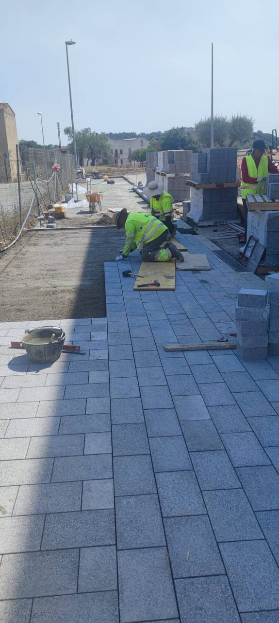 Pavimentación en curso · Barcelona · 2025